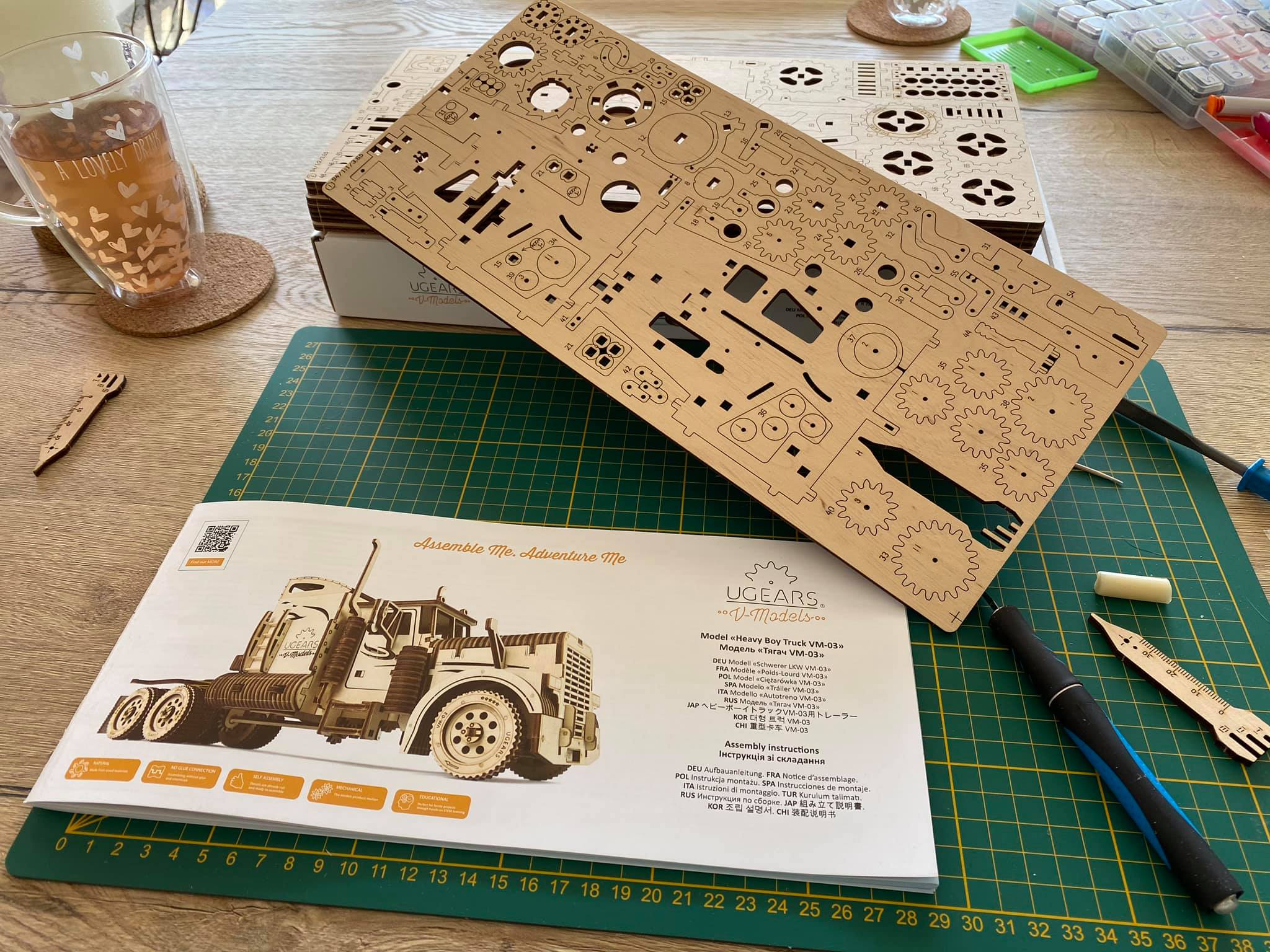 UGears Heavy Boy Truck VM-03 Builder Image UGears Heavy Boy Truck VM-03 Builder Image